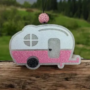 Scent-Sationals Pink Camper Car Freshie Air Freshener
