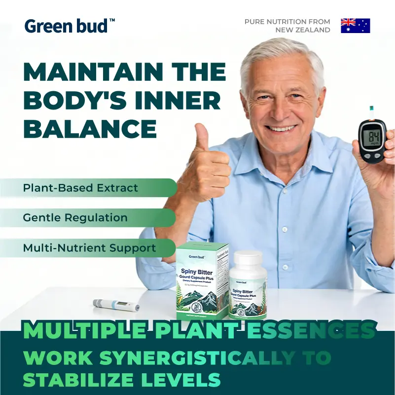 Green Bud 5 Spiny  Bitter Gourd Herbal Capsules Contain Extracts of Bitter Gourd, Cinnamon, Ginseng, and Mulberry Leaves, etc.  #DealsForYouDays#summerwins