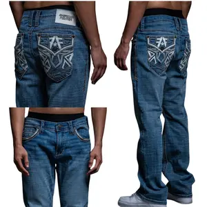 American Fighter Men's Jeans Heritage Drake Inseam 34"