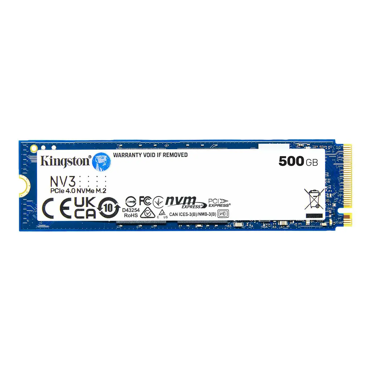 Kingston Technology NV3 PCIe 4.0 NVMe M.2 2280 Internal SSD