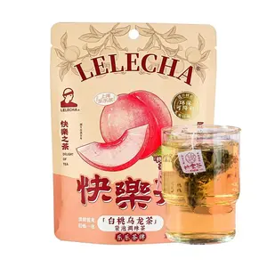 LELECHA White Peach Oolong Tea Bags - 7 Sachets (21g) - Cold Brew & Hot Brew - Fruity & Refreshing - Yami