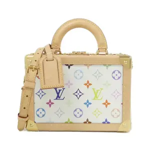Pre-owned Louis Vuitton Canvas Shoulder Bags Petite Valise Coated Bag
