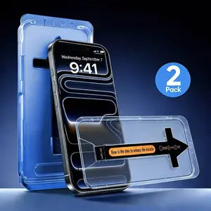 2 Pack iPhone Protective Screen Protector, Tempered Glass Film for Models 11 to 17 & iPhone Air, Anti-Fingerprint, Privacy Protection