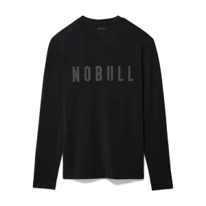 NOBULL Men's  Long Sleeve Tee in Black