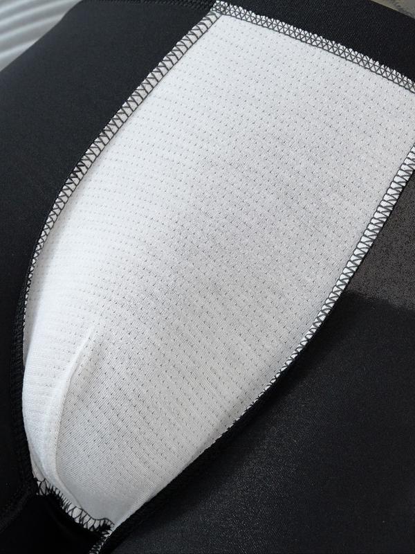 6-Pack Big & Tall Men's Long-Length Sports Boxer Briefs, Loose-Fit Breathable Multi-Functional Boxer Shorts Multipack