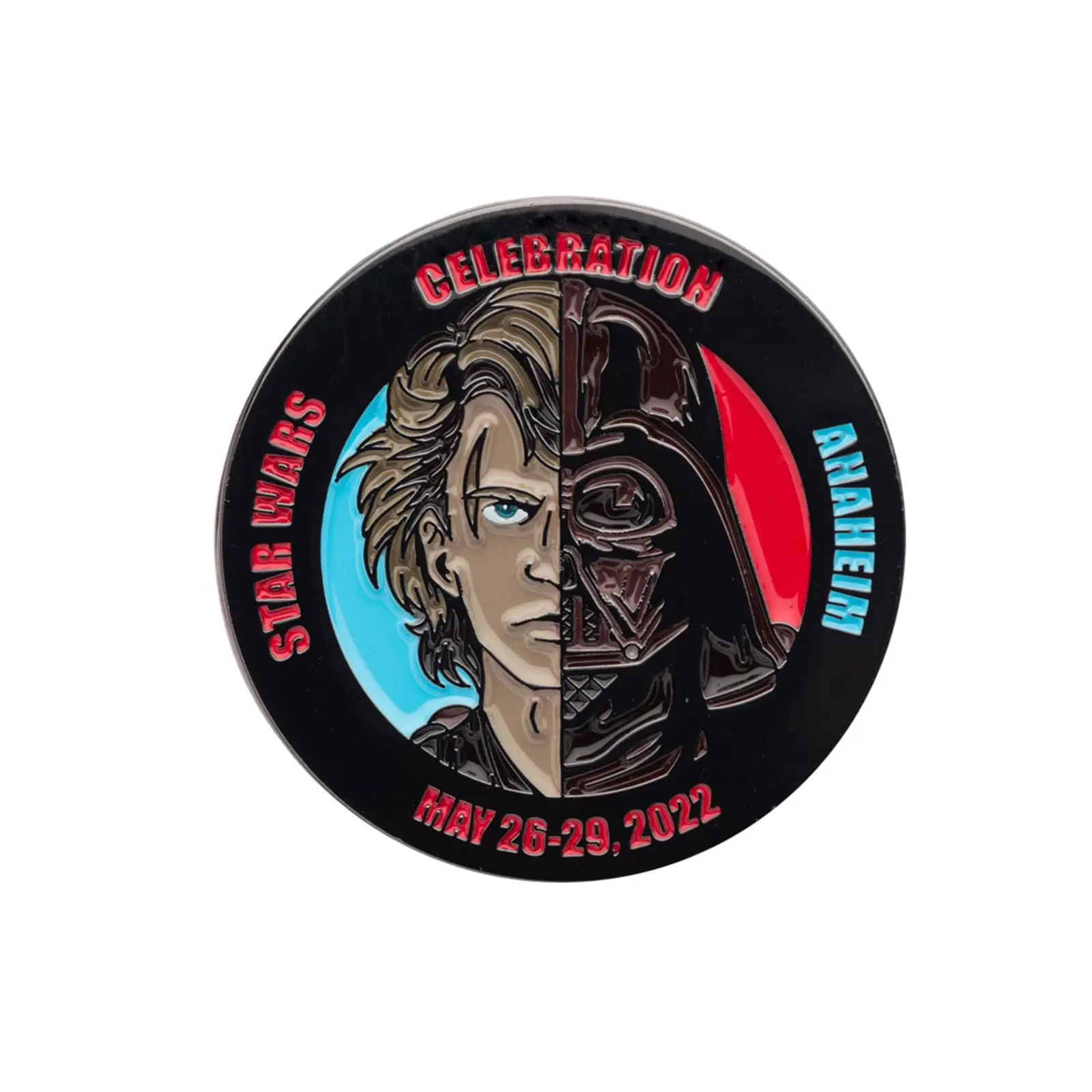 Star Wars Anakin and Darth Vader Collectible Enamel Brooch - 2022 SWC Exclusive, Fandom Flair Customization Fashion Accessory