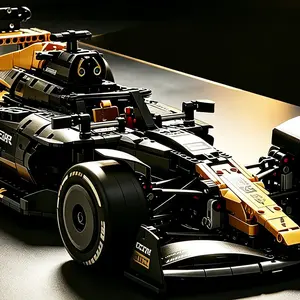 1900pcs 1:8 Racing Car Building Blocks Set, Cool Design, Luxury Vehicle Model, High Difficulty DIY, Perfect Gift Surprise