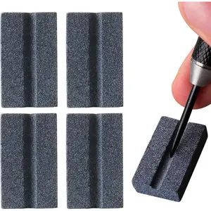 Darts V-Sharp Sharpening Stone,Dart Sharpener,Easy polishing and deburring, Long-Lasting Sharpness,Dart Accessories (4 Pack) Kitchen Knives