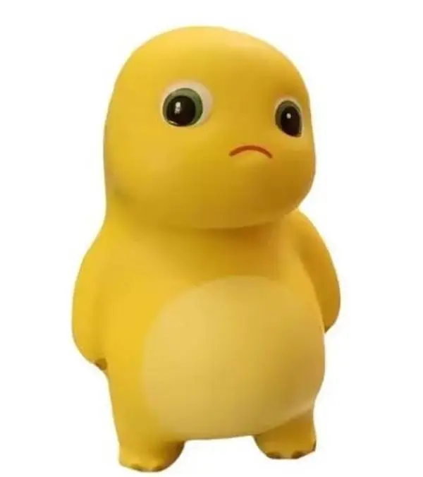 Cute Yellow Mini Milk Dragon Squeeze Toy – Soft Dinosaur Stress Reliever, Slow Rebound Fidget, Anxiety Relief & Holiday Gift for Kids & Friends