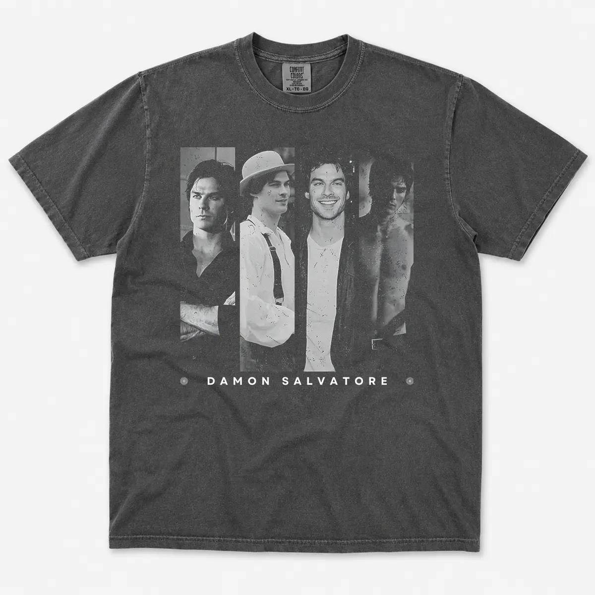 Damons Sallvatore Vampire Diarie Unisex T-Shirt, Mystic Falls Vampire Graphic Tee, TV Series Fan Shirt, Gift for Vampire Lovers