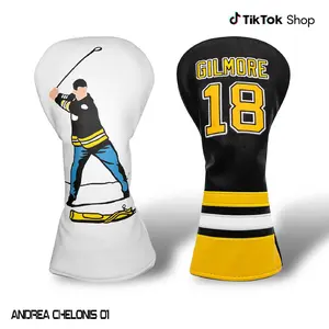 Funny Happy Gilmore Golf Driver Headcover, Protective Happy Gilmore Golf Club Head Cover for 460cc Driver, Soft Plush Lining, Durable & Waterproof Golf Accessories Gift