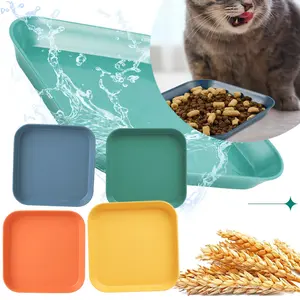 12PCS Whisker Relief Cat Bowl - 5.7 Inch Shallow Cat Food Dish, Wet Feeding Bowls for Kittens and Short Legged Cats