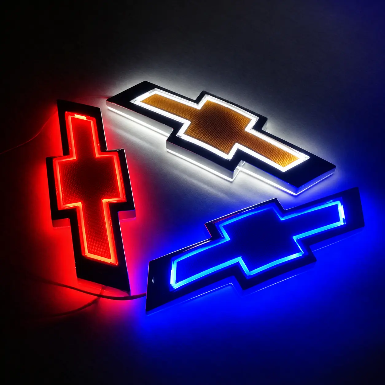 5D LED Emblem Light for Chevrolet , Super Bright Waterproof Rear Badge, Plug-and-Play Car Exterior Accessory