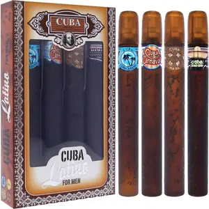 Cuba Latino 4 pc. Set (4 X 35 ml EDT Copa Cabana, EDT Carnaval, EDT Cactus, EDT Maya) | Fragrance for men