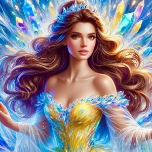 5D DIY Full Drill Round Diamond Painting - Diamond Art Kit Dream Princess Dress Mosaic, Canvas - DIY Handicraft Decoration Painting, Home Wall Decor, Perfect for Halloween, Christmas, Independence Day, Birthdays, and Anniversary Gifts.