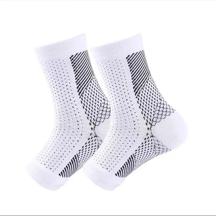 Ankle protection socks with white backgr