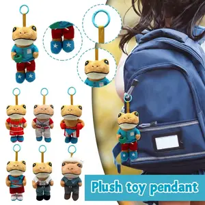 New Sapo Concho Plush Frog - Cute Concho Cartoon Plush Keychain for Bags, Stuffed Doll, Pendant, Toy, and Children's Gift