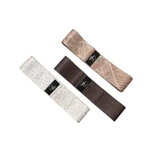 Resistance Booty Bands and Travel Bag (Pack of 3) Light, Medium, Strong Resistance