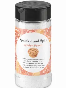 Sprinkle and Spice: Golden Peach Scented Carpet and Upholstery Freshener