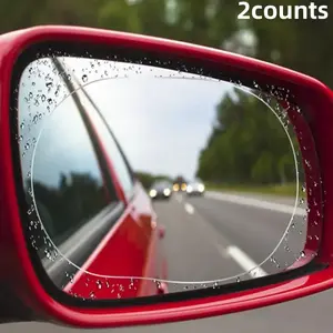 Car Rearview Mirror Anti-fog Film Sticker, Waterproof Anti-rain Clear View Protective Film, Car Exterior Accessories for Car Rearview Mirror