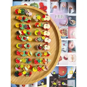 [NEW] Handmade Button Hair Clip | Cute Summer Accessory | Colorful Clothing & Bag Decoration Clip