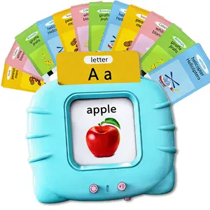 KIDGENIUS Bilingual Vocabulary Sound Flashcards for Kids English Spanish Early Learning Toy Interactive Sensory Stimulating Gift for Preschool Children Ages 1 to 8 Includes 224 High Frequency Words