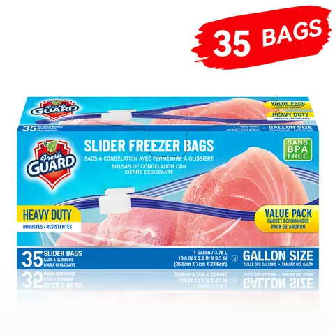35 Slider Bags (1 Gal)-Storage Bags