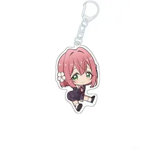 Anime Store The 100 Girlfriends Who Really Love You Hahari Shizuka Rentaro Aijo AcrylicKeychain Pendant Fans Gifts About 6cm