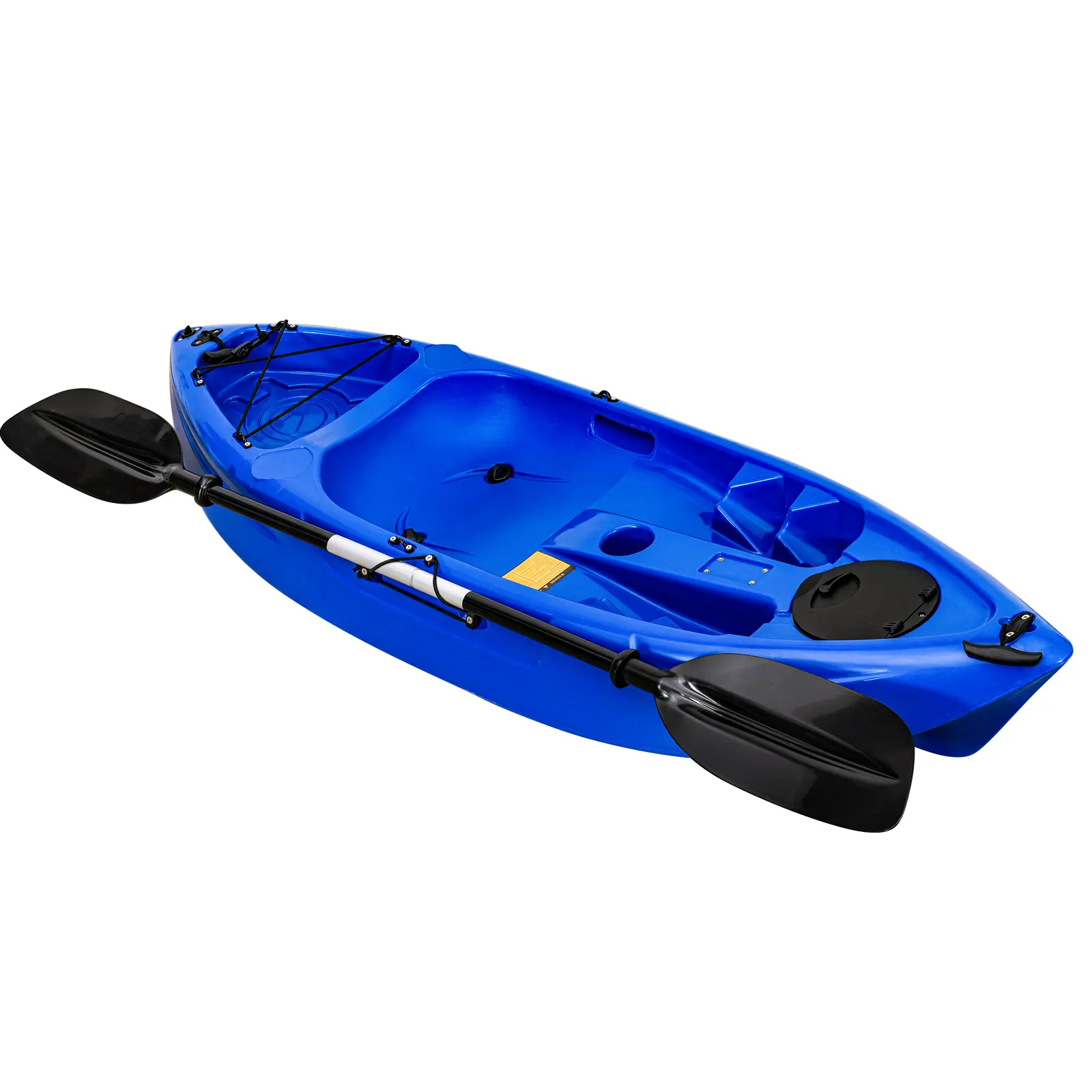 Stable Perch-On-Top Kids Kayak with Paddle – 7FT, UV-Protected HDPE, Flat Bottom, Tip-Resistant Hard Shell – Ideal for Pool, Lake, River, Calm Ocean – Ages 5-12, Beginner Fishing
