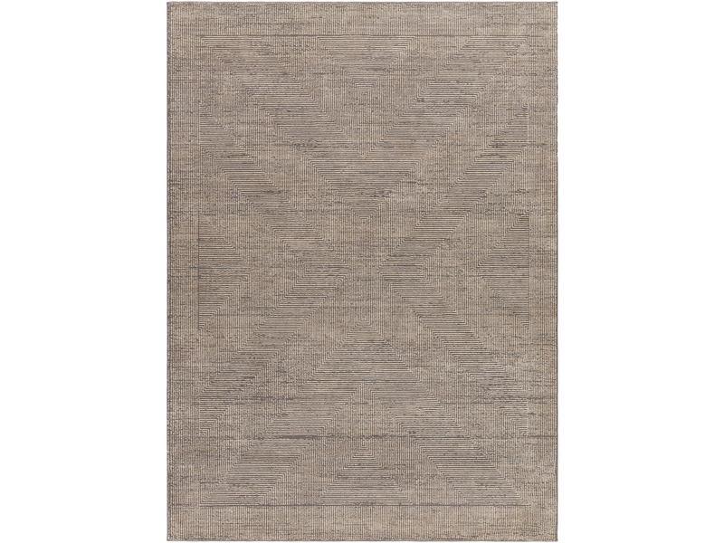 Livabliss Alder Medium Pile Durable Machine-Woven Recycled Fibers Home Decor Rug, Model ALD2311-7710, 7 ft.7 in. W x 10 ft. L Brown & Gray Indoor Large Rectangle Home Decor Rugs