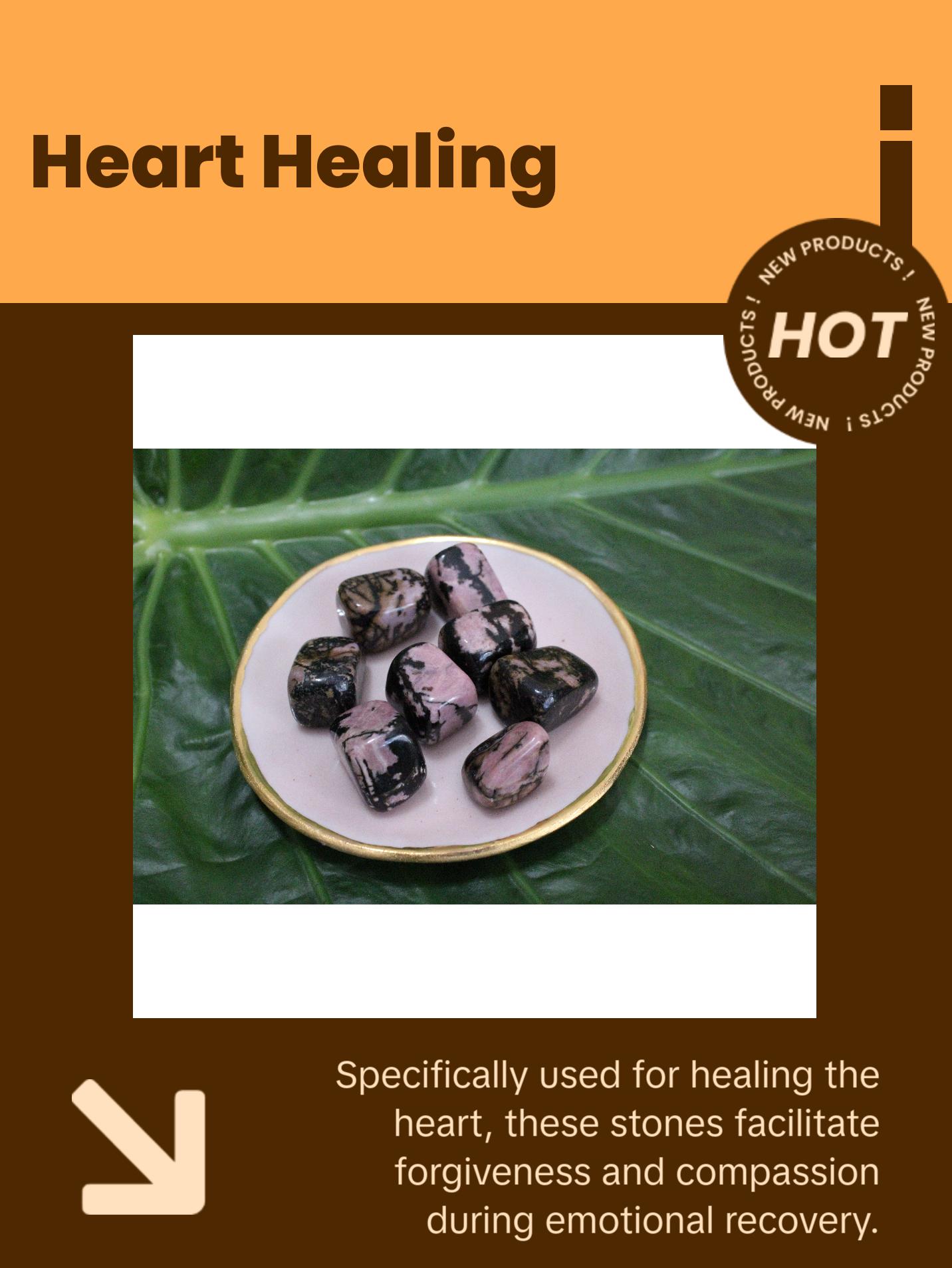 Rhodonite Crystal Tumble