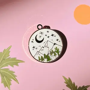 Wanderlust Pet ID Tag - Durable, Personalized Dog Tag Cat Tag