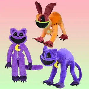 Kawaii Soft Stuffed Bearhug Plushie Doll Smiling Critters Design Catnap Dogday Plush Toy for Kids Children's Gift Decoration
