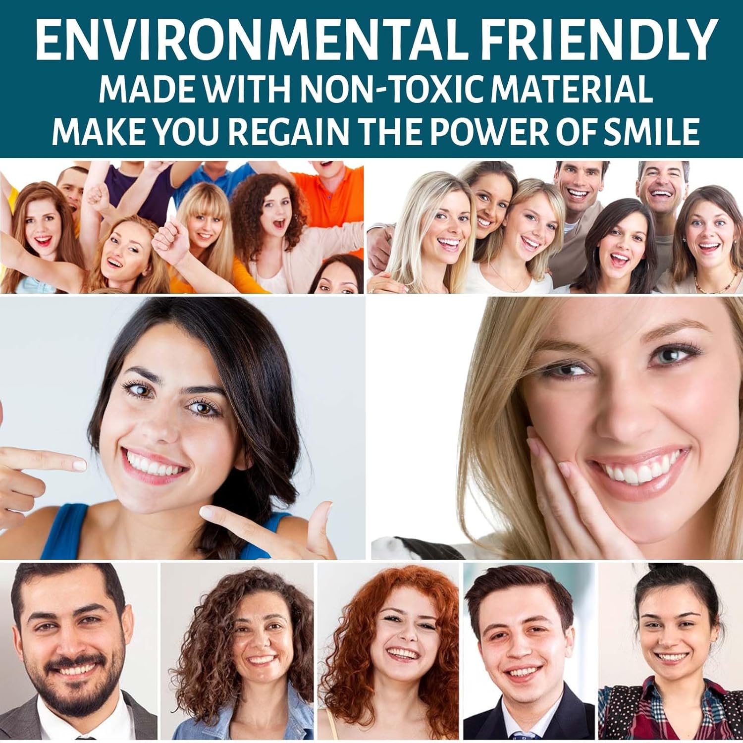 【VALUE 3 PACK】 Instant Whitening Teeth Cover Hide Wide Tooth Gaps Cosmetic Moldable Smile Veneers Reusable Washable Oral Care Accessory  Men Women Daily Kit