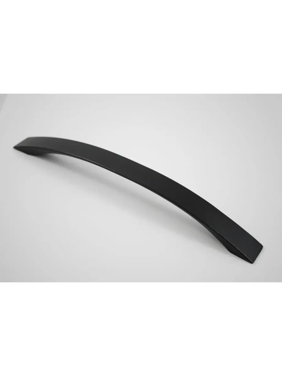 Residential Essentials 10219BK Contemporary Black Cabinet Bow Pull - Decorative Accent for Enhancing Cabinet Appearance and Complementing Home Decor
