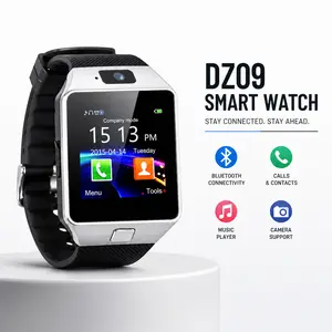 Smartphone, Wristwatch,Wearable, Automatic, Clock, Detection, Picture, Recording, Remote, Steel, Usb,DZ09 Touch Screen Smart Watch With Camera Multi Language Wrist Watch SIM Card Smartwatch For IOS Android Phone Druopshipping