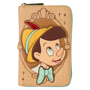 Pinocchio Cameo Zip Around Wallet