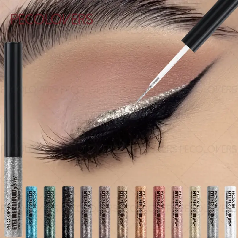 1PC Glitter Liquid Eye Shadow, Long-lasting & Waterproof, A Charming Christmas/Halloween Eye Makeup, Dail Use, Ideal for Women's Gifts