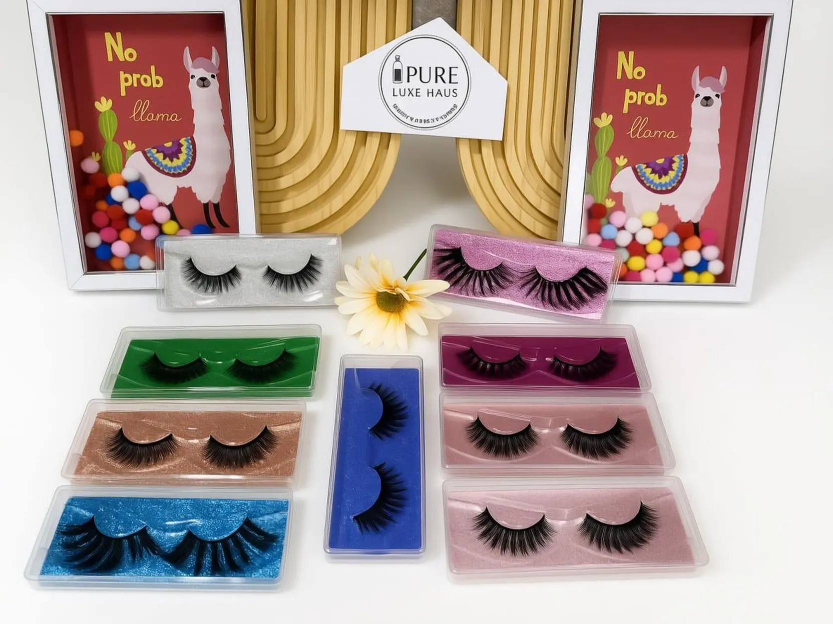 5 Pairs Luxury False Eyelashes | Dramatic & Wispy Lashes | Reusable Mink-Style Lashes | Glam Lash Set | Pure Luxe  Haus - Spring Sales Summer Lashes