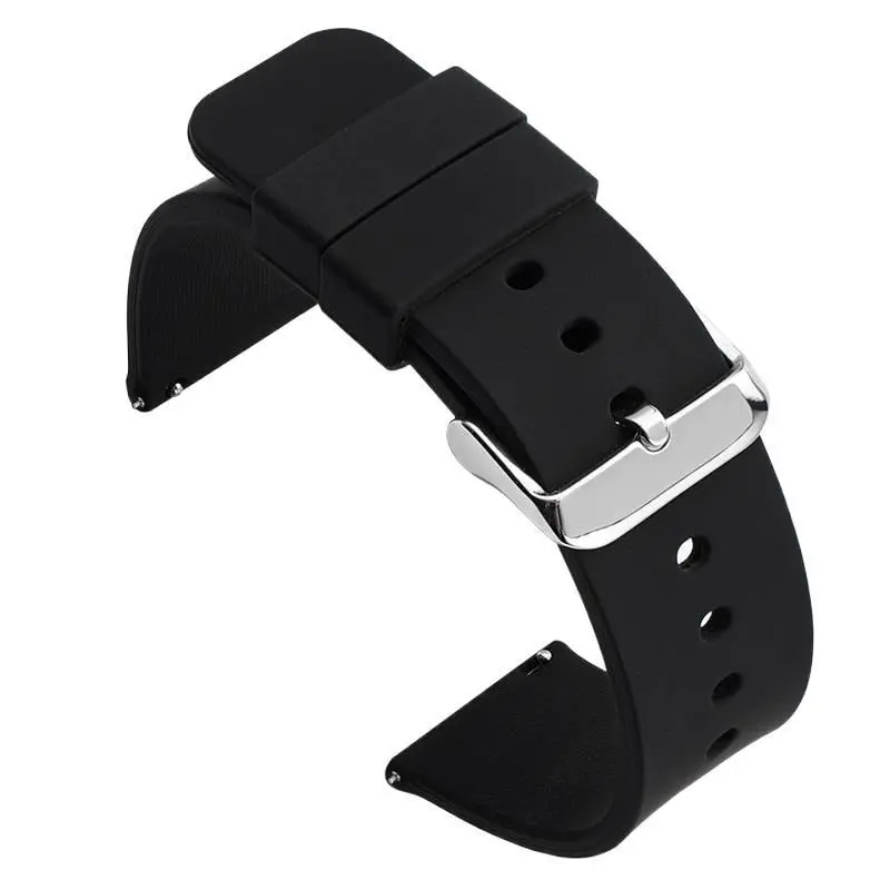 Black - Silver Buckle (Quick Release with Tool)