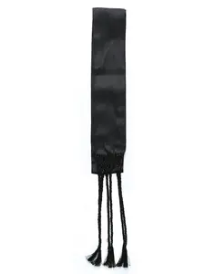 Mexican Charro Sash-Belt 50% Cotton, 50% Polyester Black  601364
