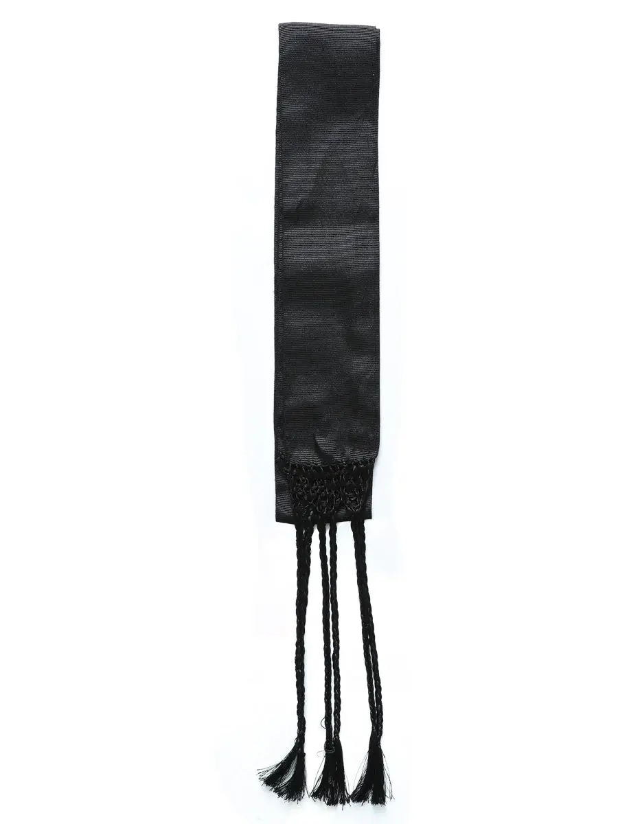 Mexican Charro Sash-Belt 50% Cotton, 50% Polyester Black  601364