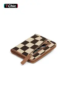 Women's Minimalist, Casual Versatile Zipper Card Holder, Trendy All-match Wallet for Daily Use, Fashionable Card Holder