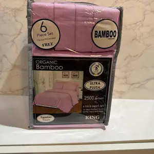 Pink Egyptian Touch Organic Bamboo Sheets