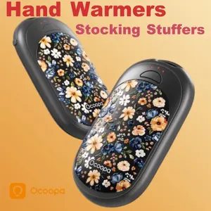 Ocoopa Hand Warmers Rechargeable Magnetic 3 Heat Settings Ultra Light Thin Floral Design Perfect Christmas Gift for Golfing Lightweight & Compact UT3 Lite TikTokShopBlackFriday