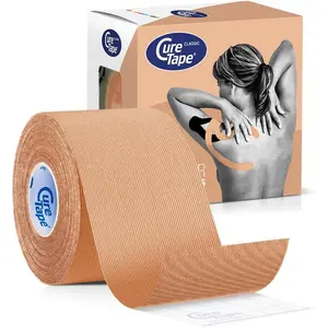 Classic | Kinesiology for Muscle & Joint Pain | Elastic Therapeutic | Waterproof Athletic | Medical K (Beige)