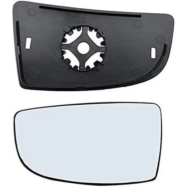 Left Driver Side Mirror Glass with Plate - Blind Spot Correction Truck Accessory, Car/Vehicle Accessories, Side Mirror Replacement Part for 2015-Onward Ford Transit 150/250/350 Automotive Exterior, Car Accessories