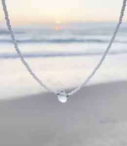Sea Glass Choker- Beaded by Belle