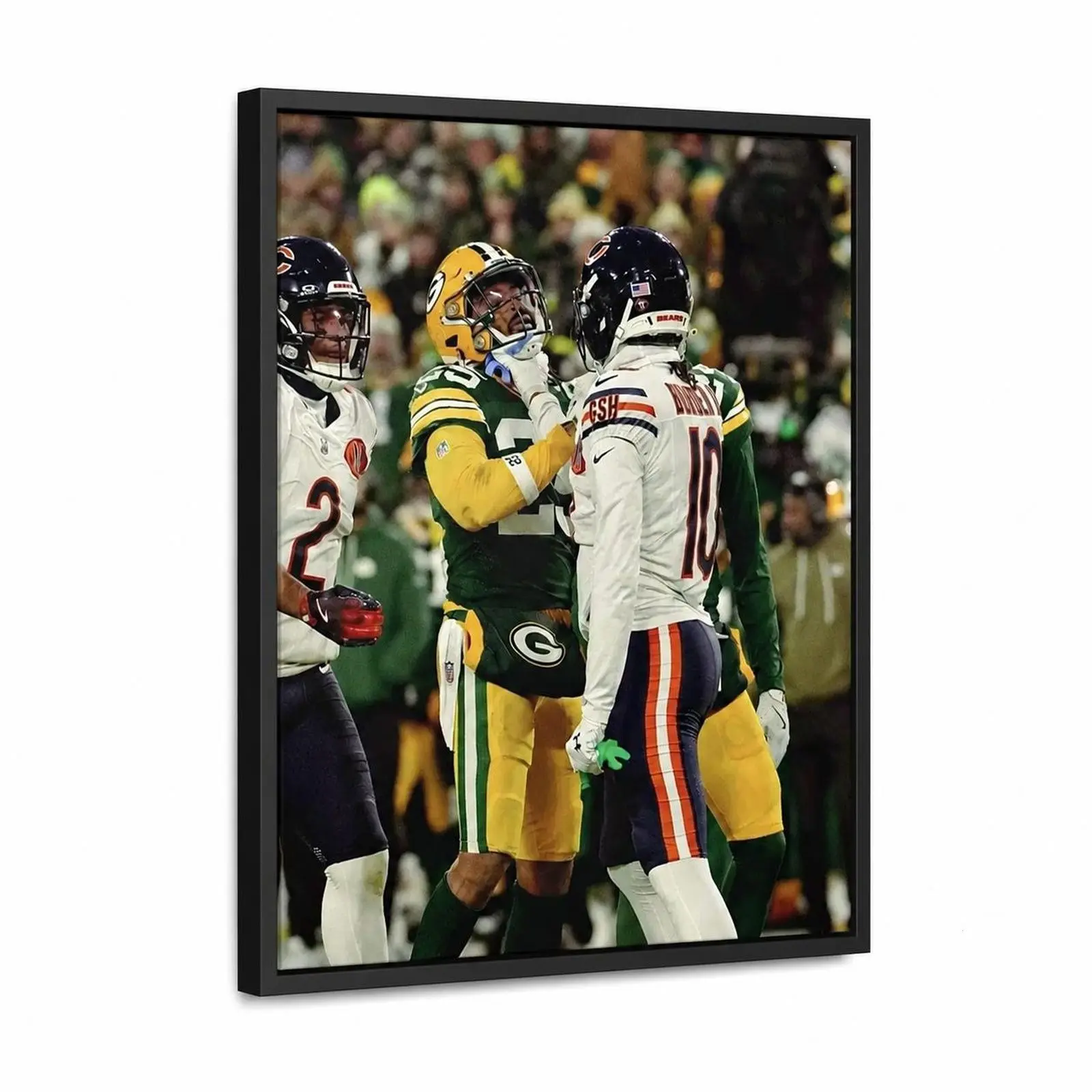 Luther Burden Football Wall Art Poster, Explosive Playmaking Sports Artwork Photo Print, Chicago Football Inspired Decor (UnFramed)