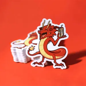 Coco Dragon Vinyl Sticker